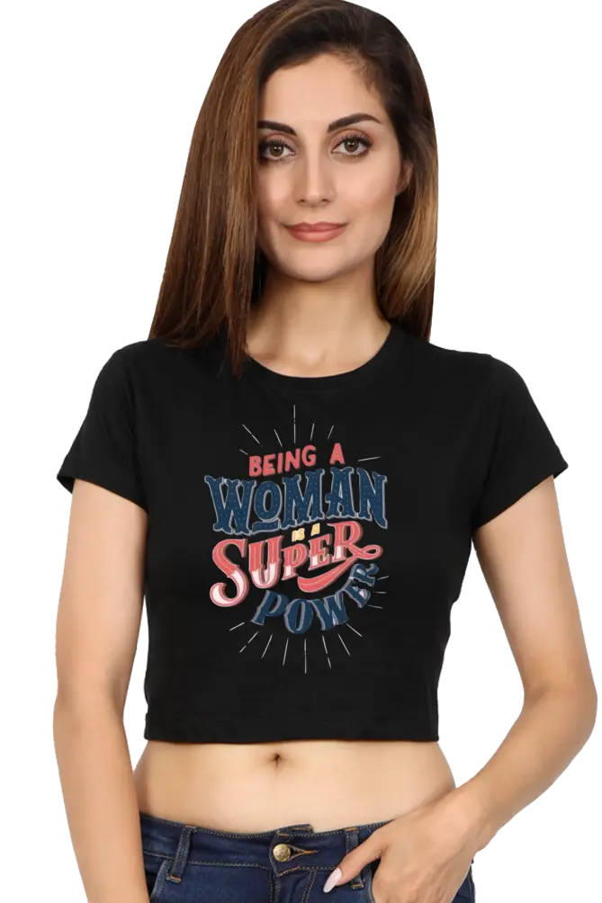 Female Crop Top (Quotes Collection)