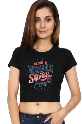 Female Crop Top (Quotes Collection)